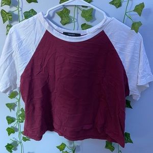 forever 21 cropped tee